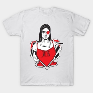 LDR love heart eye patch T-Shirt